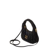 ⁦Wander matelassé nappa leather hobo bag⁩ – תמונה ⁦3⁩