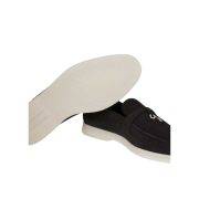 ⁦Loro Piana Loafers – Black⁩ – תמונה ⁦3⁩