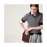 ⁦Ivy leather handbag-dark⁩ – תמונה ⁦7⁩
