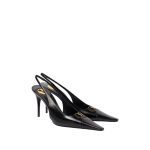 Babylone Breteuil 90 leather slingback pumps