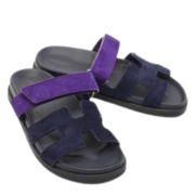 ⁦Hermès Chypre Sandals Suede⁩ – תמונה ⁦4⁩