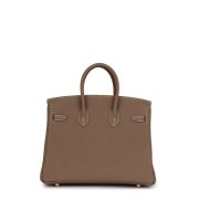 ⁦Birkin 25 Etoupe Togo Gold Hardware⁩ – תמונה ⁦3⁩