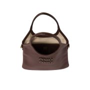 ⁦Ivy leather handbag-dark⁩ – תמונה ⁦4⁩