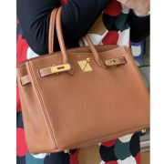 ⁦Birkin 35 Togo Handbag⁩ – תמונה ⁦4⁩