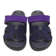 ⁦Hermès Chypre Sandals Suede⁩ – תמונה ⁦3⁩