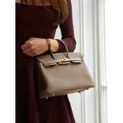⁦Birkin 25 Etoupe Togo Gold Hardware⁩ – תמונה ⁦2⁩
