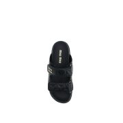 ⁦Nappa leather Slippers- black⁩ – תמונה ⁦2⁩