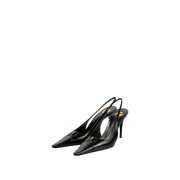 ⁦Babylone Breteuil 90 leather slingback pumps⁩ – תמונה ⁦2⁩