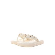 ⁦Charms Thong Sandals – White⁩ – תמונה ⁦5⁩