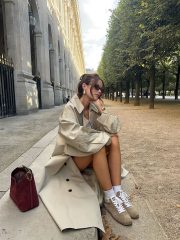 ⁦Plume suede sneakers⁩ – תמונה ⁦3⁩