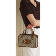 ⁦1955 Horsebit GG-logo coated-canvas bag⁩ – תמונה ⁦3⁩