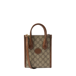 GG-Canvas & Leather Tote Bag