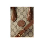 ⁦GG-Canvas & Leather Tote Bag⁩ – תמונה ⁦6⁩