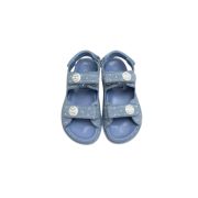 ⁦blue Printed Denim C Sandals⁩ – תמונה ⁦3⁩